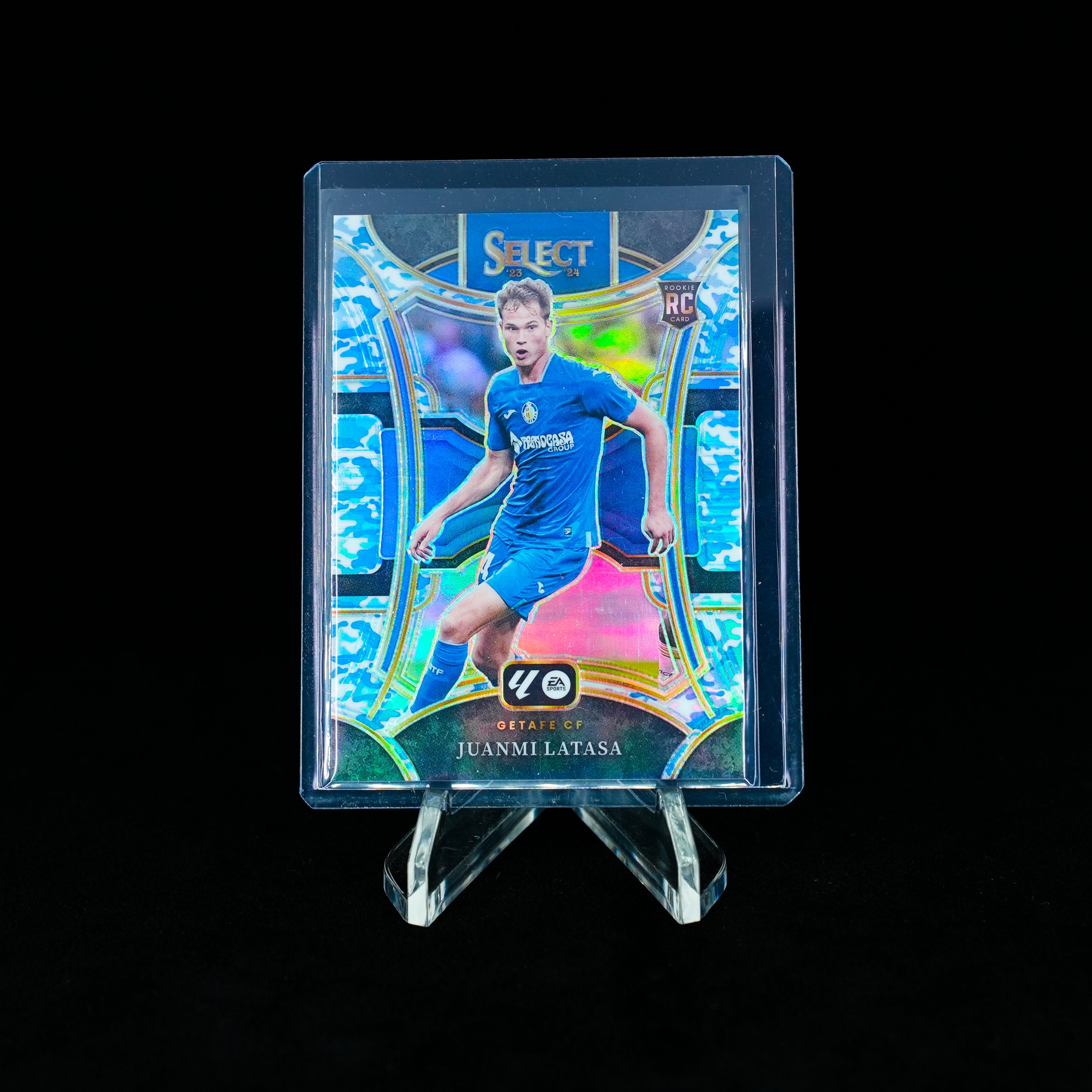 2023-2024 Panini-Select la liga-Juanmi Latasa-Winter Camo Prizm 36/99
